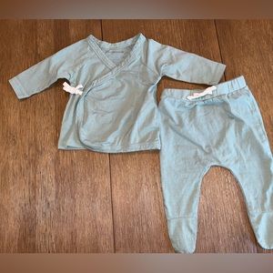 NWOT Cartwheel by Charlie Paige crossover 2 piece Sage